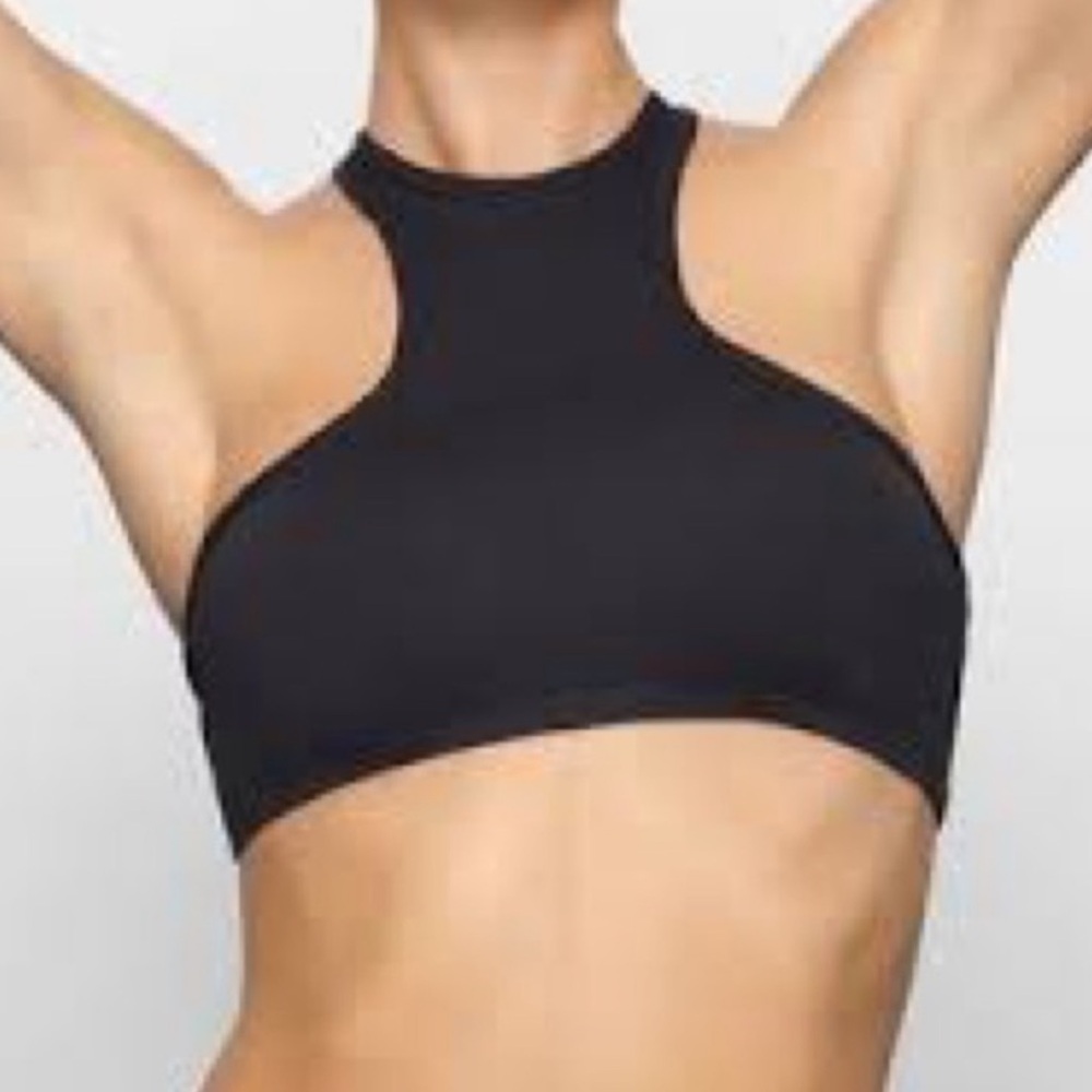 SKIMS SWIM HIGHNECK RACER TOP